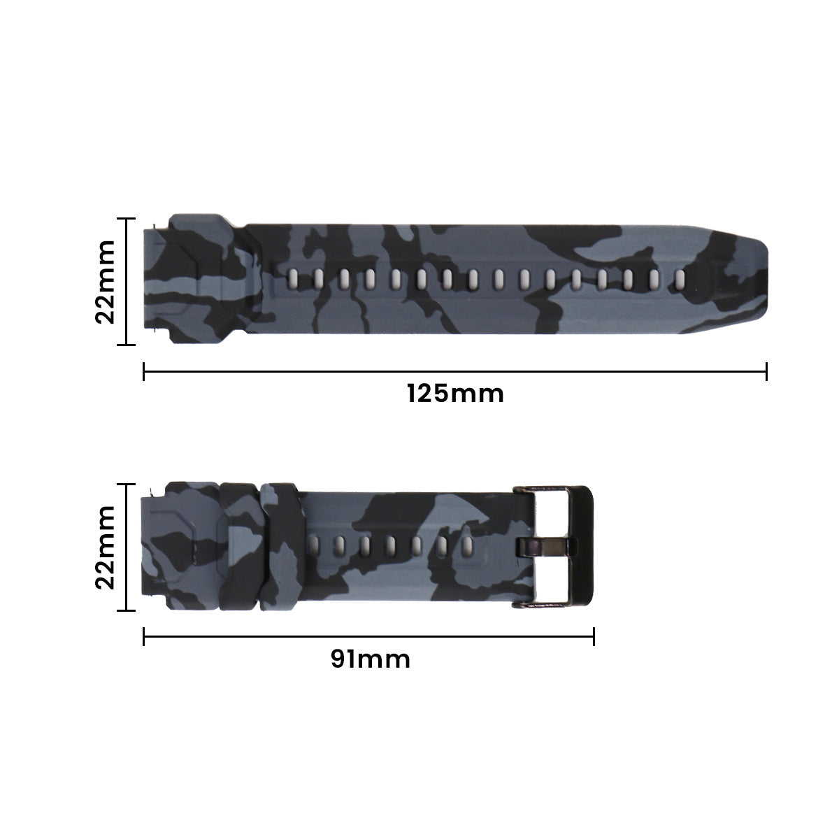 Silikon Camo Band - Grün