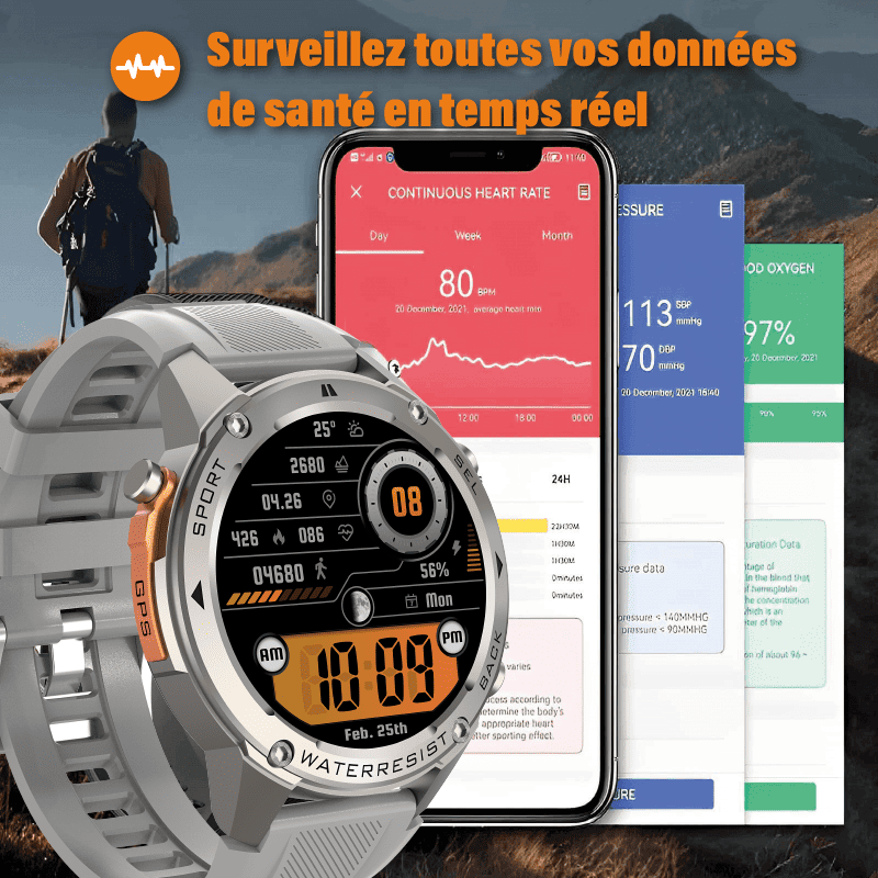 Odin - Montre connectée GPS