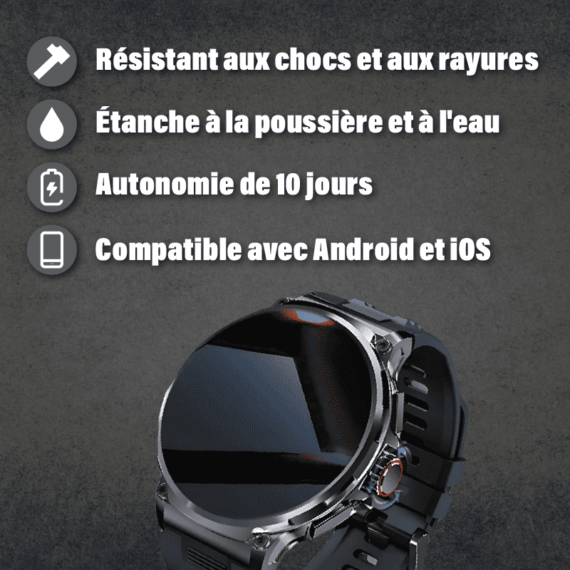 Zeus - La Smartwatch la Plus Robust