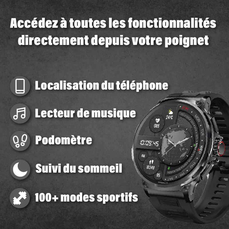 Zeus - La Smartwatch la Plus Robust